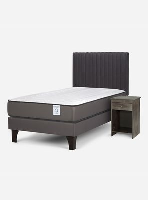 Cama Europea New Style 2 Plus 1 Plazas Lucio