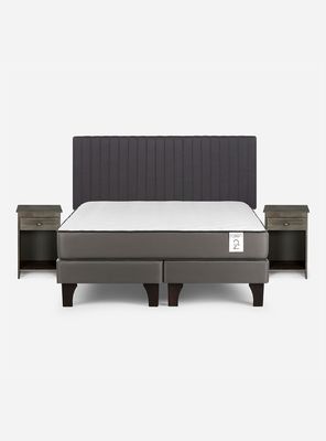 Imagen 2 del producto Cama Europea New Style 2 Plus 2 Plazas Base Dividida Lucio