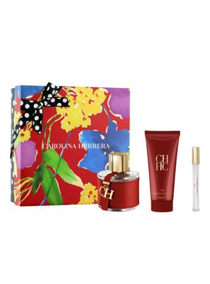 Set Perfume CH EDT Mujer 100 ml + Loción Corporal 100 ml + EDT 10 ml Carolina Herrera