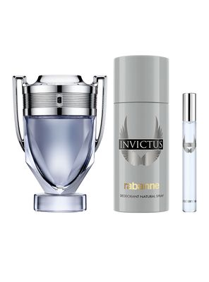 Set Perfume Invictus EDT Hombre 100 ml + Desodorante 150 ml + EDT 10 ml Rabanne