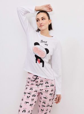 Pijama con Aplicación y Estampado