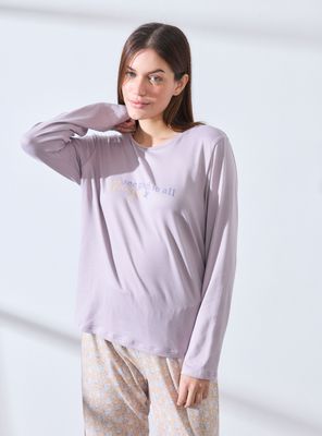 Polera Pijama Estampada Ármalo See