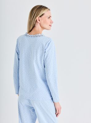 Imagen 2 del producto Pijama Estampado con Detalles en el Delantero