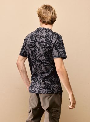 Imagen 2 del producto Polera Manga Corta Estampada Hojas Palma