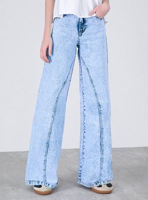 Jeans Pants Corte Entrepierna