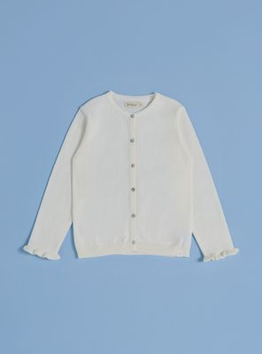 Chaleco Abotonado con Vuelos en las Mangas