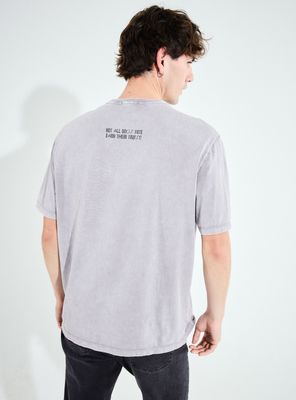 Imagen 2 del producto Polera Estampado Texto Espalda