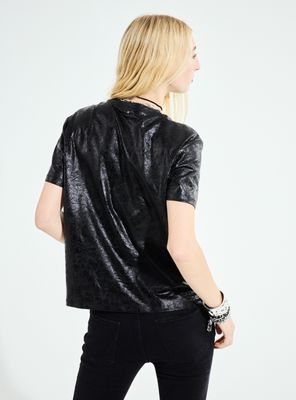 Imagen 2 del producto Polera Look Cuero Manga Corta