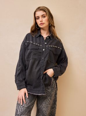 Blusa con Aplicación de Tachas