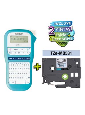 Rotulador Electrónico + Cinta Turquesa Extra PTH110TB