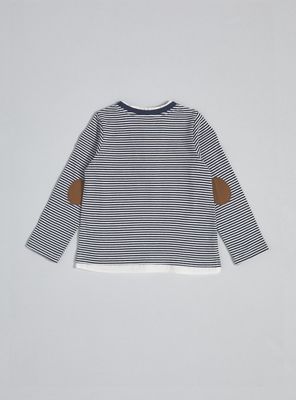 Imagen 2 del producto Polera Rayas y 3 Botones Niño