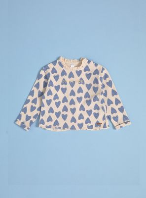 Polerón Full Estampado Corazones