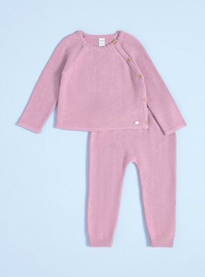 Imagen 1 del producto Conjunto Set Tejido con Botones Lateral