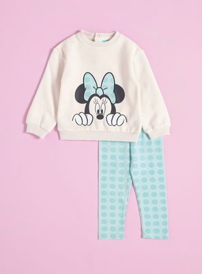 Conjunto Polerón y Calza Rostro Minnie