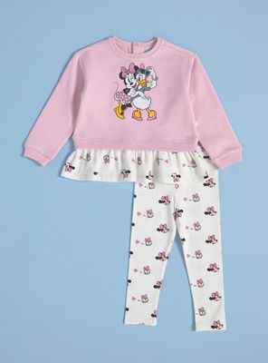 Conjunto de Polerón con Vuelos Abajo y Calza a Juego