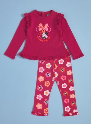 Conjunto Polerón con Calza Minnie y Vuelos