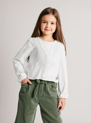 Polera Textura Broderie