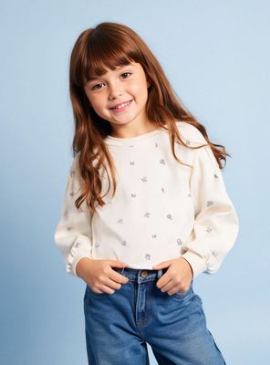 Imagen 1 del producto Polerón Bordado Flores