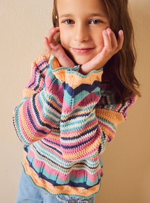 Imagen 2 del producto Sweater Tejido Crochet Multicolor