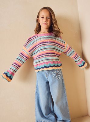 Sweater Tejido Crochet Multicolor