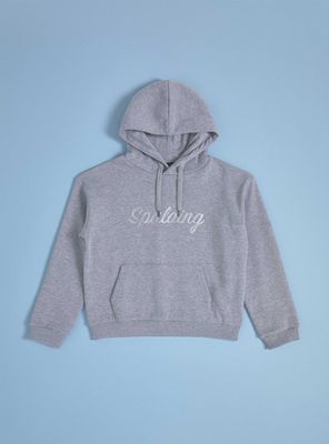 Polerón Tipo Canguro con Capucha y Estampado