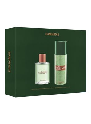Imagen 2 del producto Set Perfume Mediterráneo EDT Hombre 100 ml + 24h Desodorante Spray 150 ml Banderas