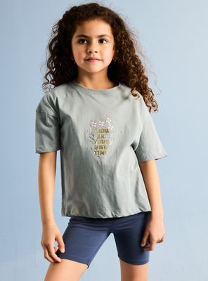 Imagen 2 del producto Polera Lisa Tripack Estampado y Detalle Espalda