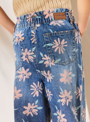 Imagen 2 del producto Jeans Full Print Margaritas Mom Fit