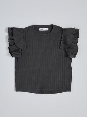 Polera Sin Mangas con Vuelos Grandes