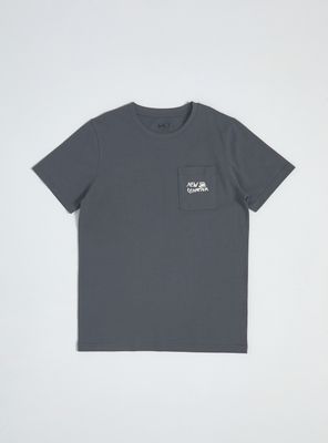 Polera con Bolsillo y Mini Print