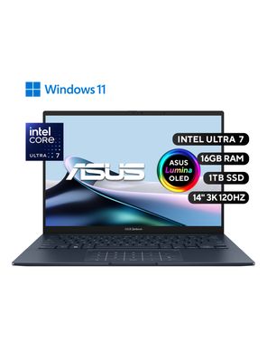 Imagen 2 del producto Notebook Zenbook 14 Intel Core Ultra 7 16GB RAM 1TB SSD 14'' 3K 120Hz