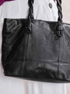 Imagen 2 del producto Cartera Mango Trenzado de Cuero