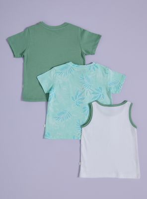 Imagen 2 del producto Polera Tripack de Estampado Combinados