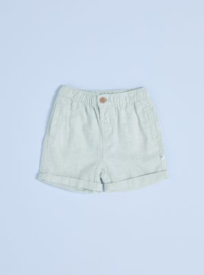 Imagen 1 del producto Short de Lino con Botón