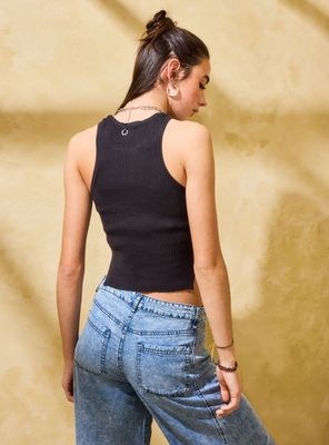 Imagen 2 del producto Polera Tipo Sudadera y Cortes en Costados