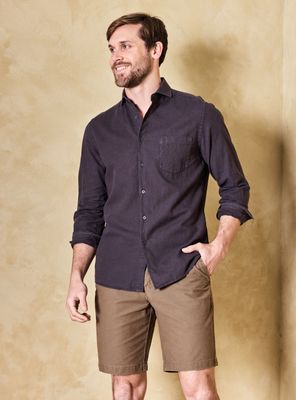 Camisa Cotton Lino Garment Dye