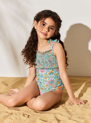 Traje de Baño Enterito Panal de Abeja