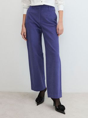 Pantalón Palazzo con Bolsillo Diagonal