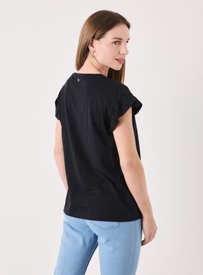 Imagen 2 del producto Polera Manga Vuelos Cuello Redondo Basic