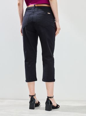 Imagen 2 del producto Pantalón Capri Color con Cinturón