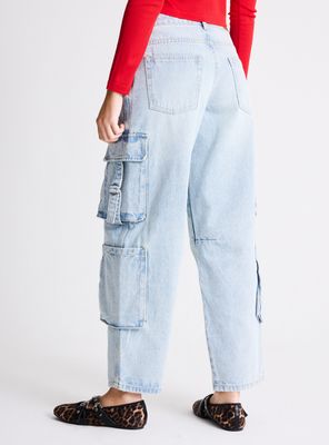 Imagen 2 del producto Jeans Balloon Cargo Multi Bolsillos