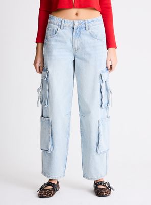 Jeans Balloon Cargo Multi Bolsillos