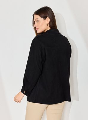 Imagen 2 del producto Chaqueta Sobre Camisa Agamuzada