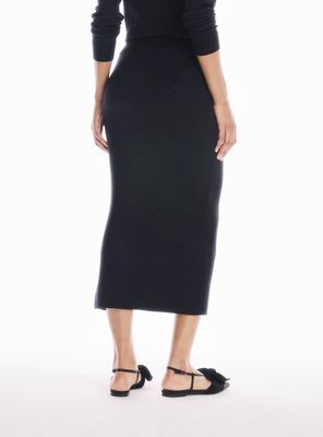 Imagen 2 del producto Falda Midi Tejida con Hilo Metalizado