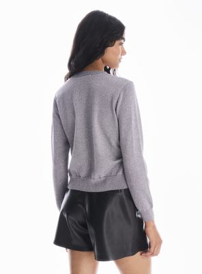 Imagen 2 del producto Chaleco Cárdigan Abotonado con Hilo Metalizado