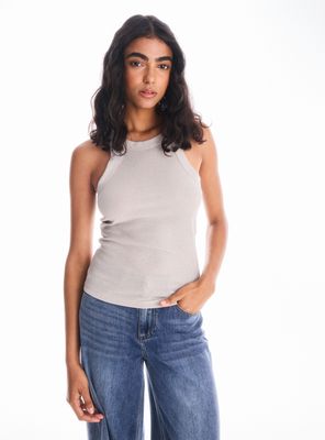 Polera Ajustada Aplicación Folia Metalizada