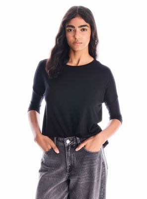 Polera Holgada Manga Codo