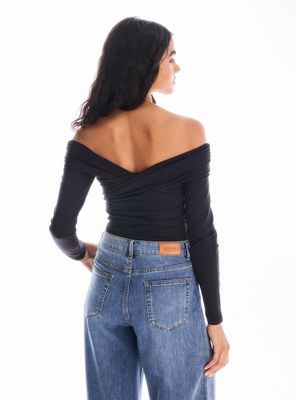 Imagen 2 del producto Polera Body Cruzado Hombros Descubiertos