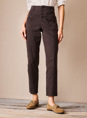 Imagen 1 del producto Pantalón Botones a la Vista y Corte en Pierna