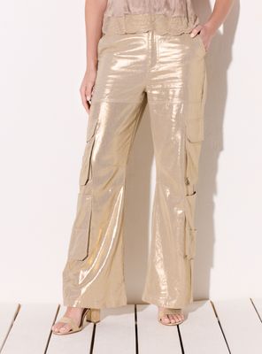 Imagen 1 del producto Pantalón Cargo Metalizado